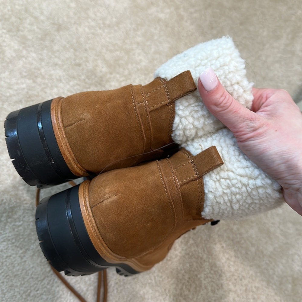 Marc Fischer Isalia Boot Size 7.5 In Brown/Black - image 5